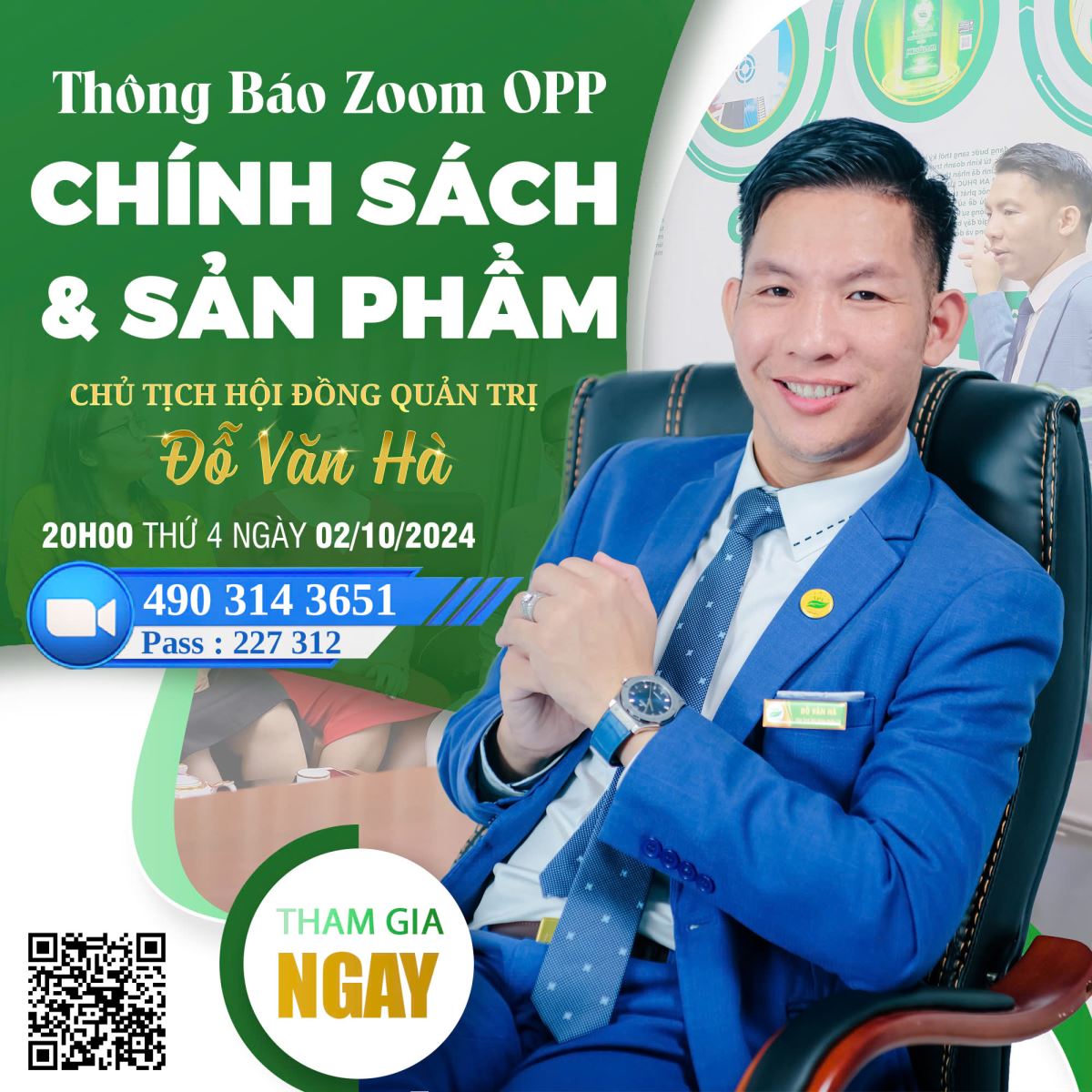 OPP CHÍNH SÁCH VÀ SẢN PHẨM - THAM GIA NGAY BUỔI ZOOM CÙNG AN PHÚC LINH!