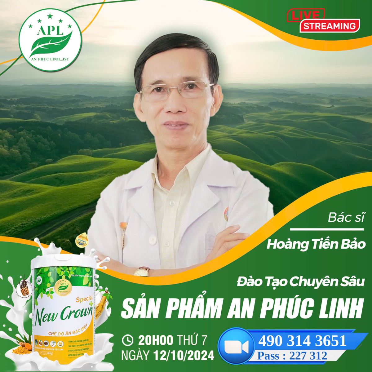 🔥 Sản Phẩm An Phúc Linh Chinh Phục Sức Khỏe Toàn Diện – Với Bác Sĩ Hoàng Tiến Bảo! 🔥